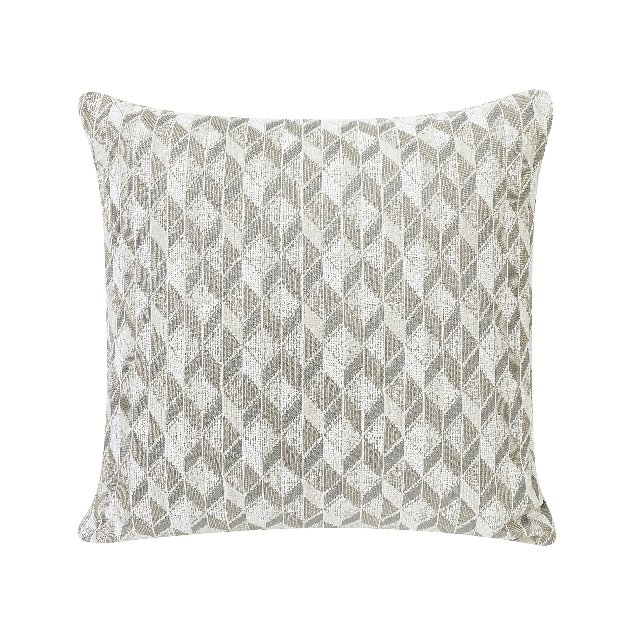 Lexicon 3-Piece Chenille Sectional Sofa with Reversible Cushions, Removable Cushion Covers, 6 Accent Pillows, 131 Inch Modern L-Shaped Sectional Couch for Living Room, 5 Seater, Beige - Image 8