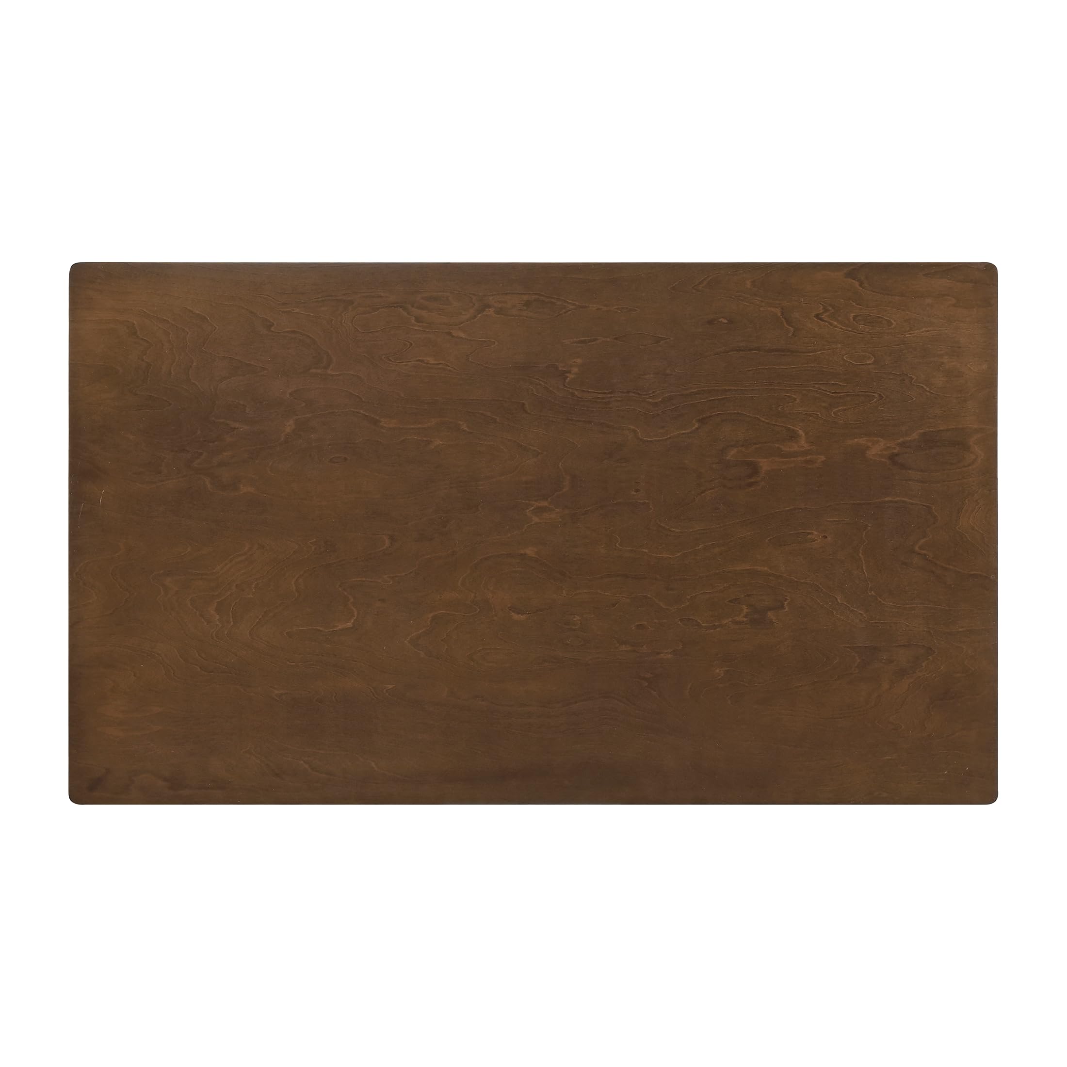 Lexicon 55.5" Dining Table for 4, Modern Rectangular Dining Room Table, Wood Dining Table, Modern Wood Table with Solid Wood Leg for Kitchen/Dining/Living Room, Easy Assembly, Chestnut - Image 8