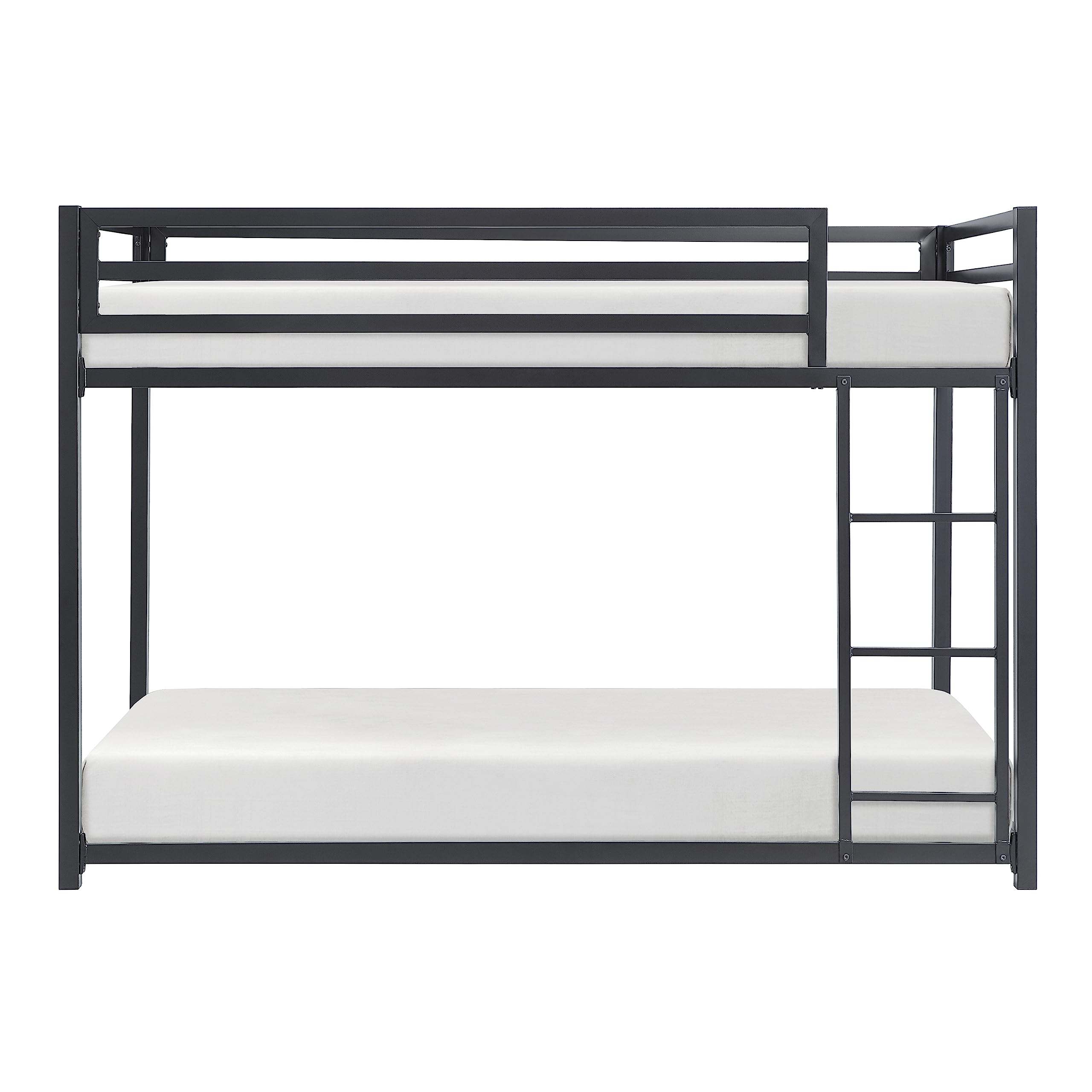 Lexicon Ackers Metal Bunk Bed, Twin/Twin, Black - Image 4