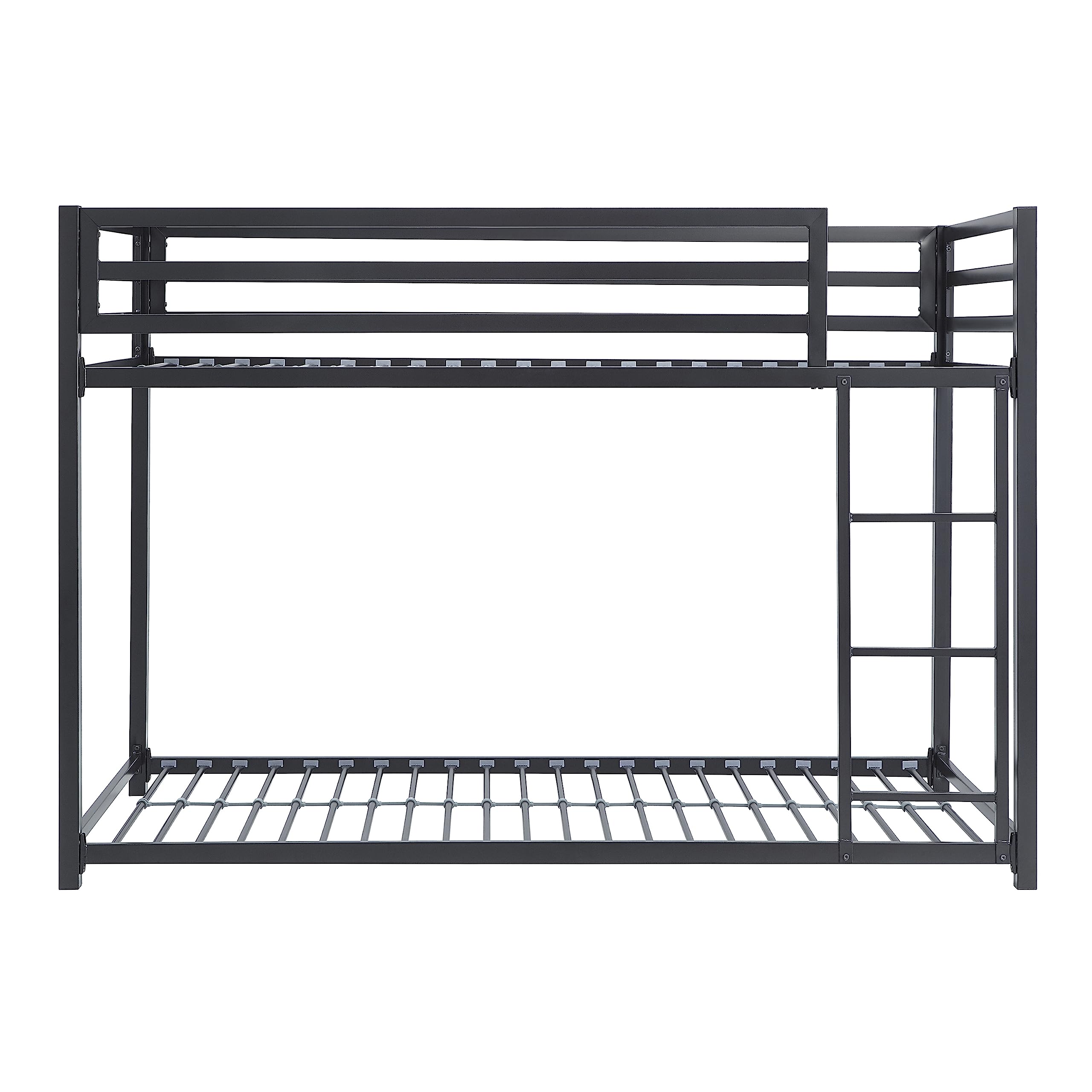 Lexicon Ackers Metal Bunk Bed, Twin/Twin, Black - Image 6