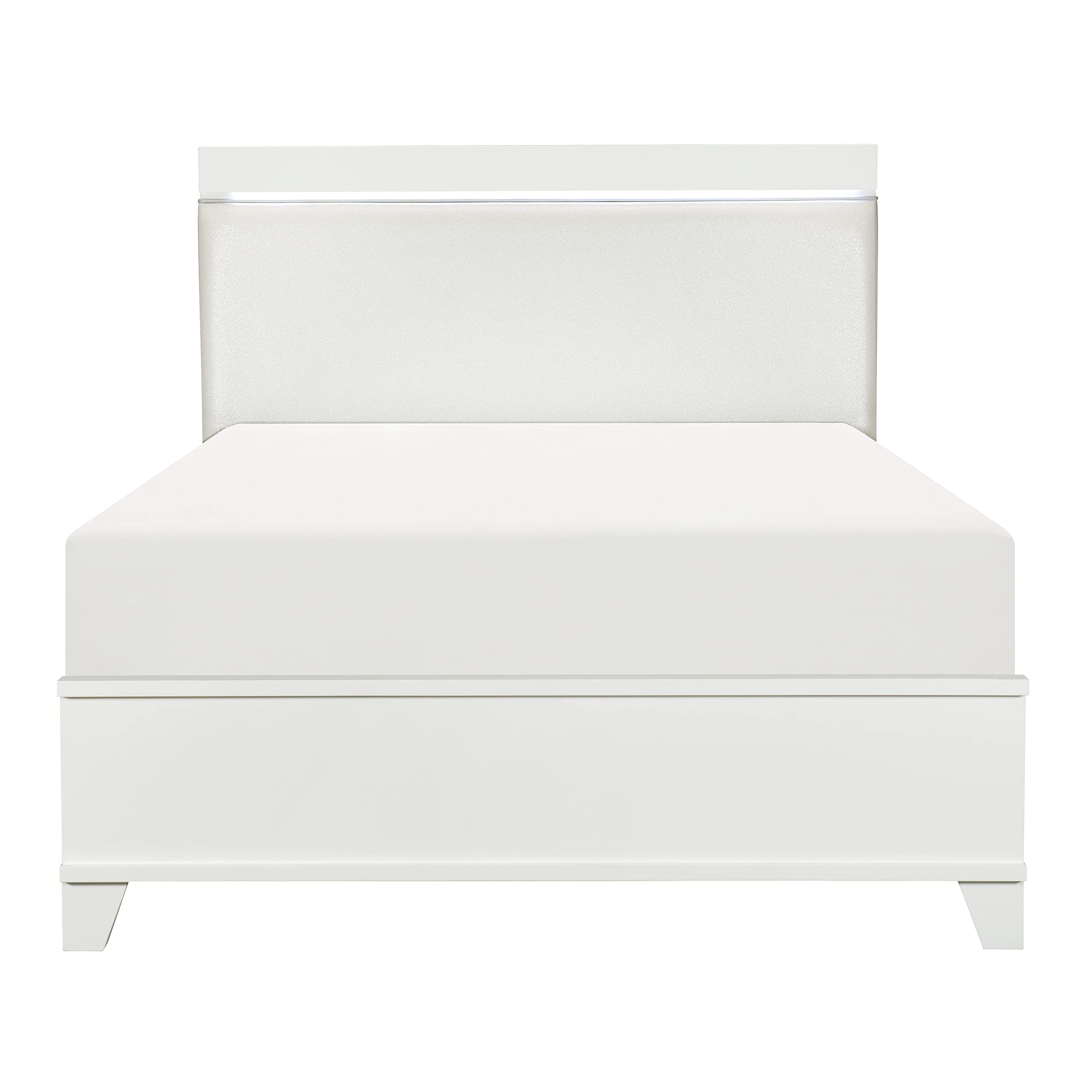 Lexicon Aemon Panel Bed, Queen, White - Image 4
