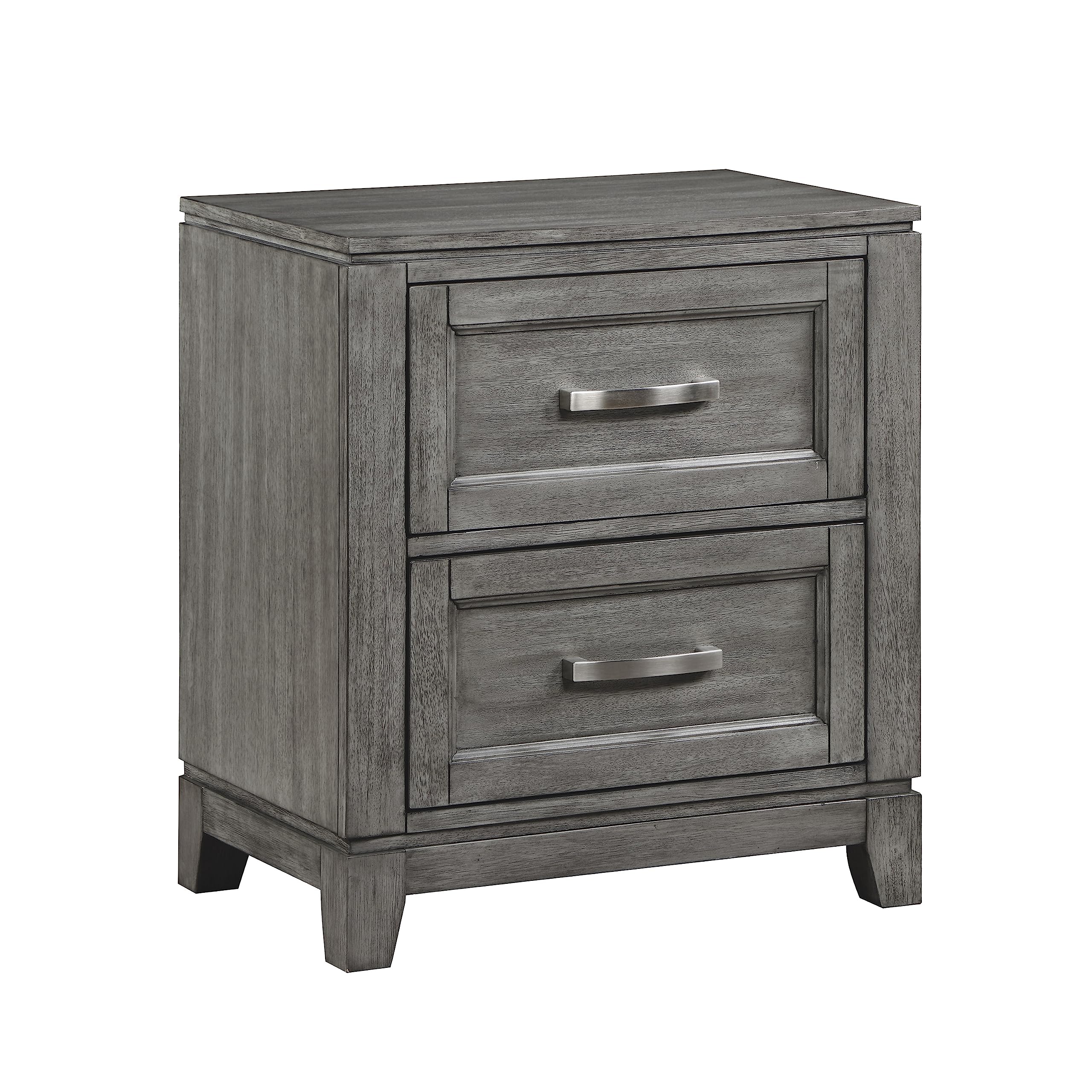 Lexicon Bertillon 2-Drawer Nightstand, Gray - Image 3