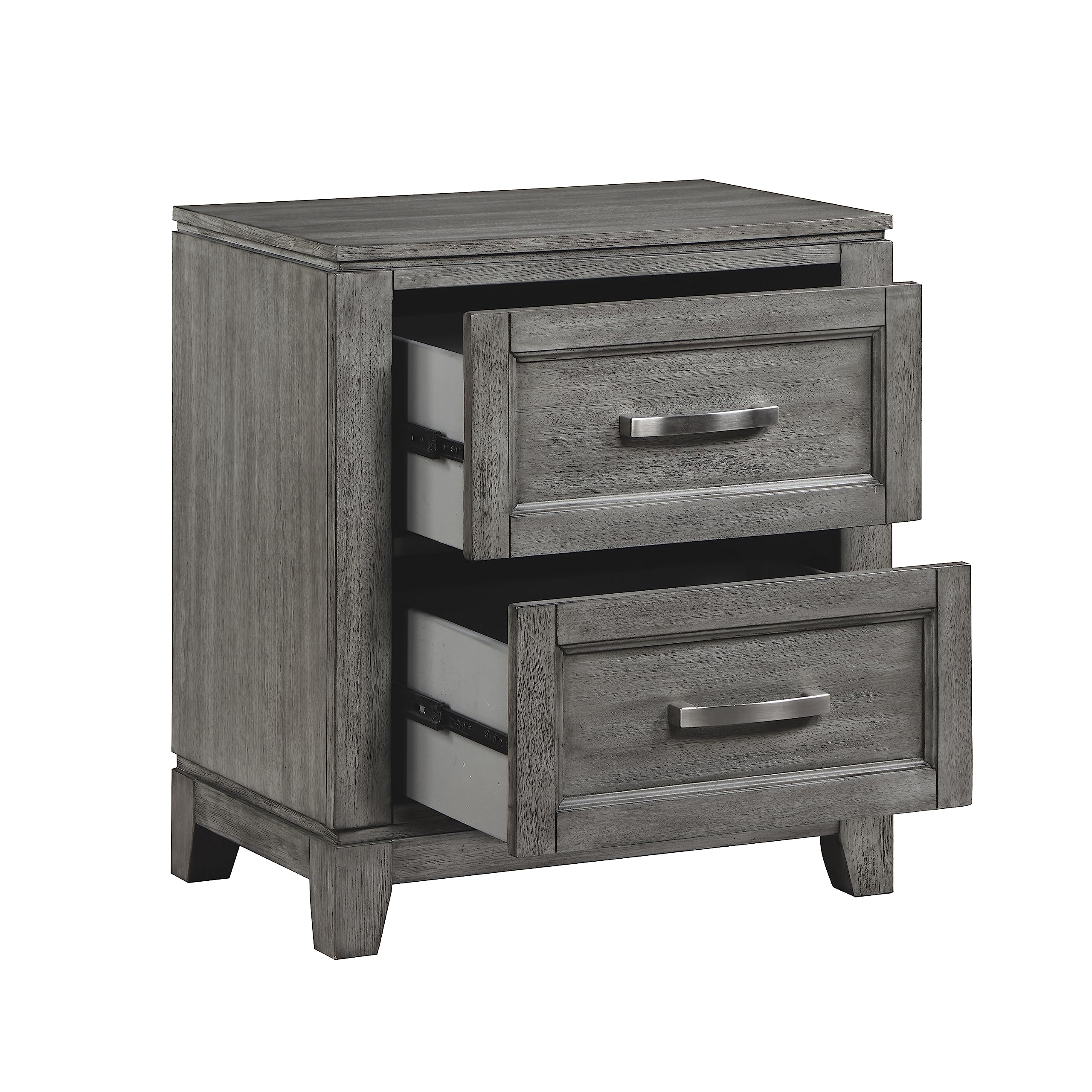 Lexicon Bertillon 2-Drawer Nightstand, Gray - Image 5