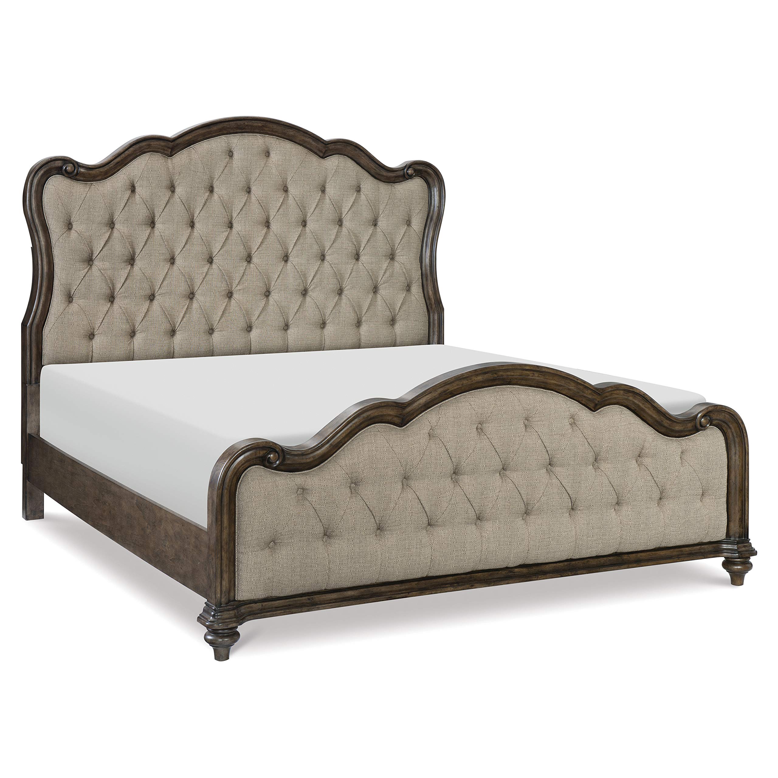 Lexicon Brinley Panel Bed, Queen, Brown Oak - Image 3