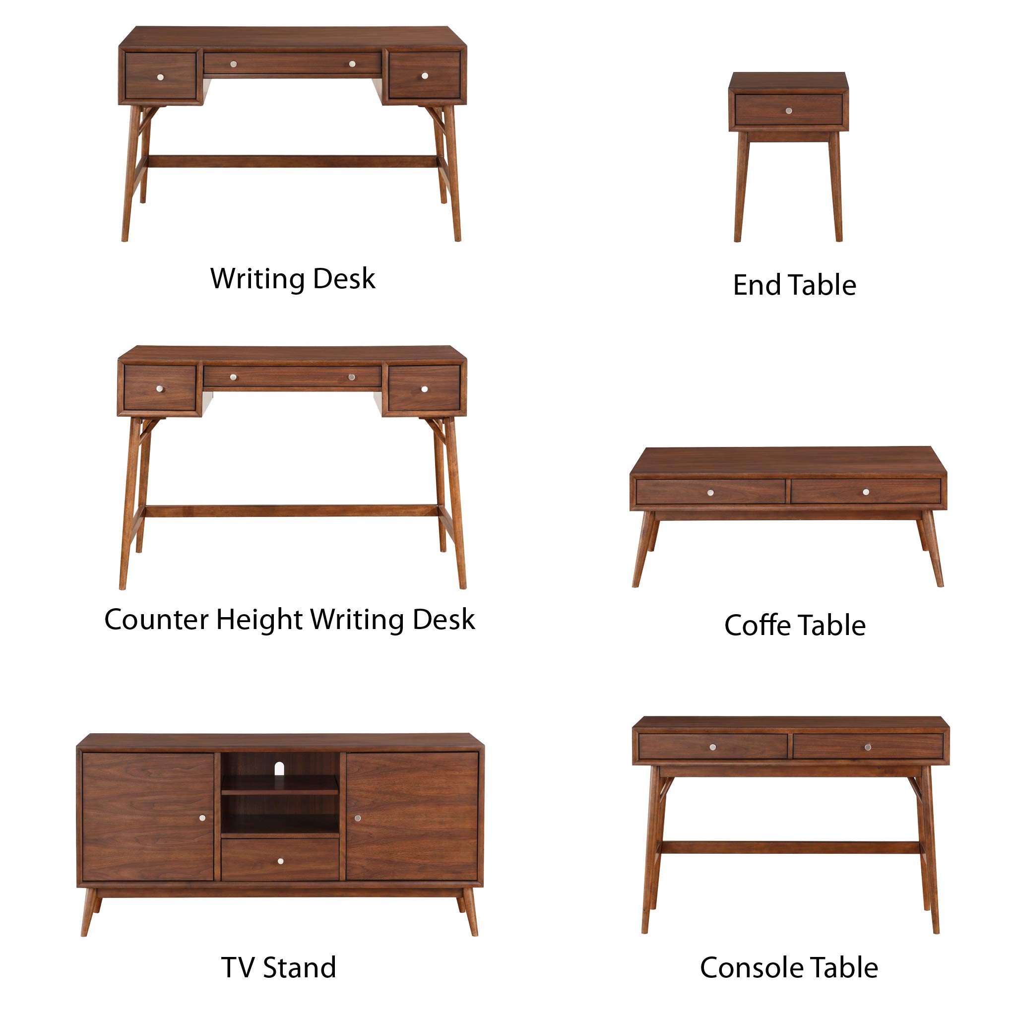 Lexicon Janvier 48" x 16" Console Table, Brown - Image 5