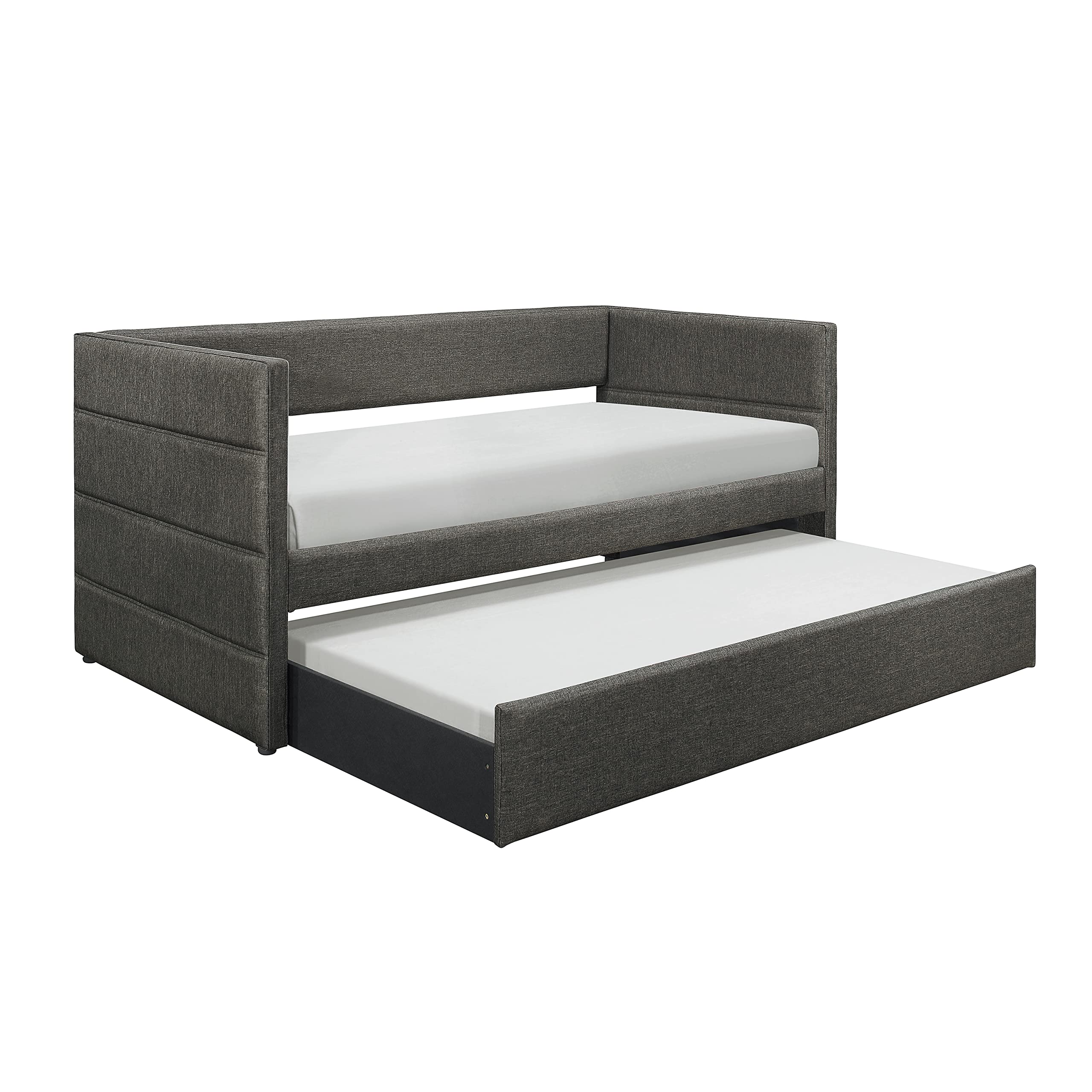 Lexicon Palma Daybed with Trundle, Twin/Twin, Dark Gray - Image 3