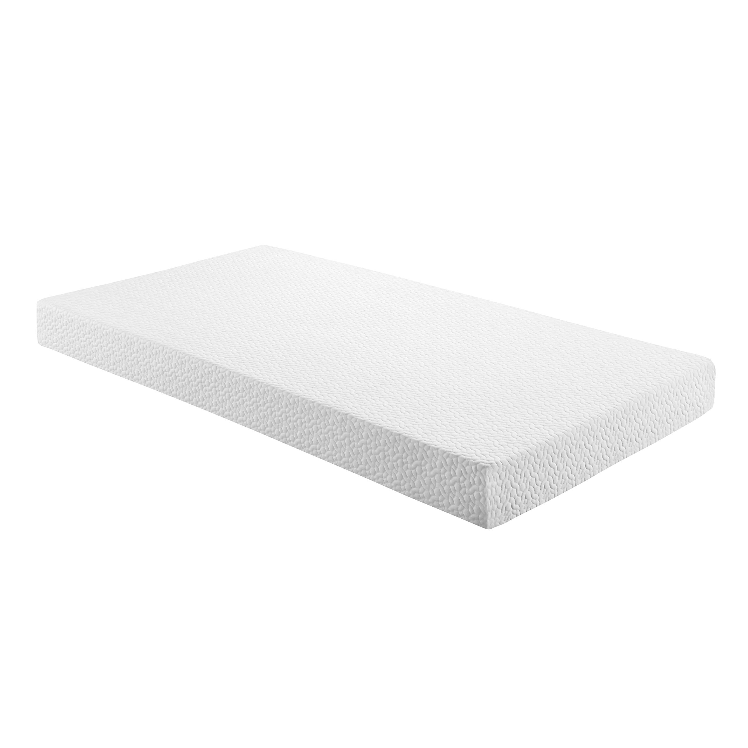 Lexicon Pelham 6-Inch Gel Infused Memory Foam Mattress, Twin, White - Image 3