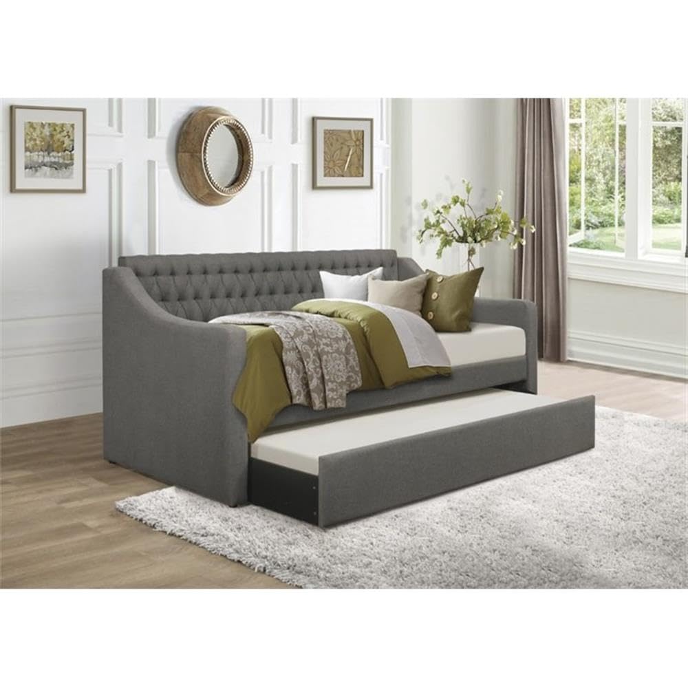 Lexicon Phelan Daybed with Trundle, Twin/Twin, Gray - Image 4