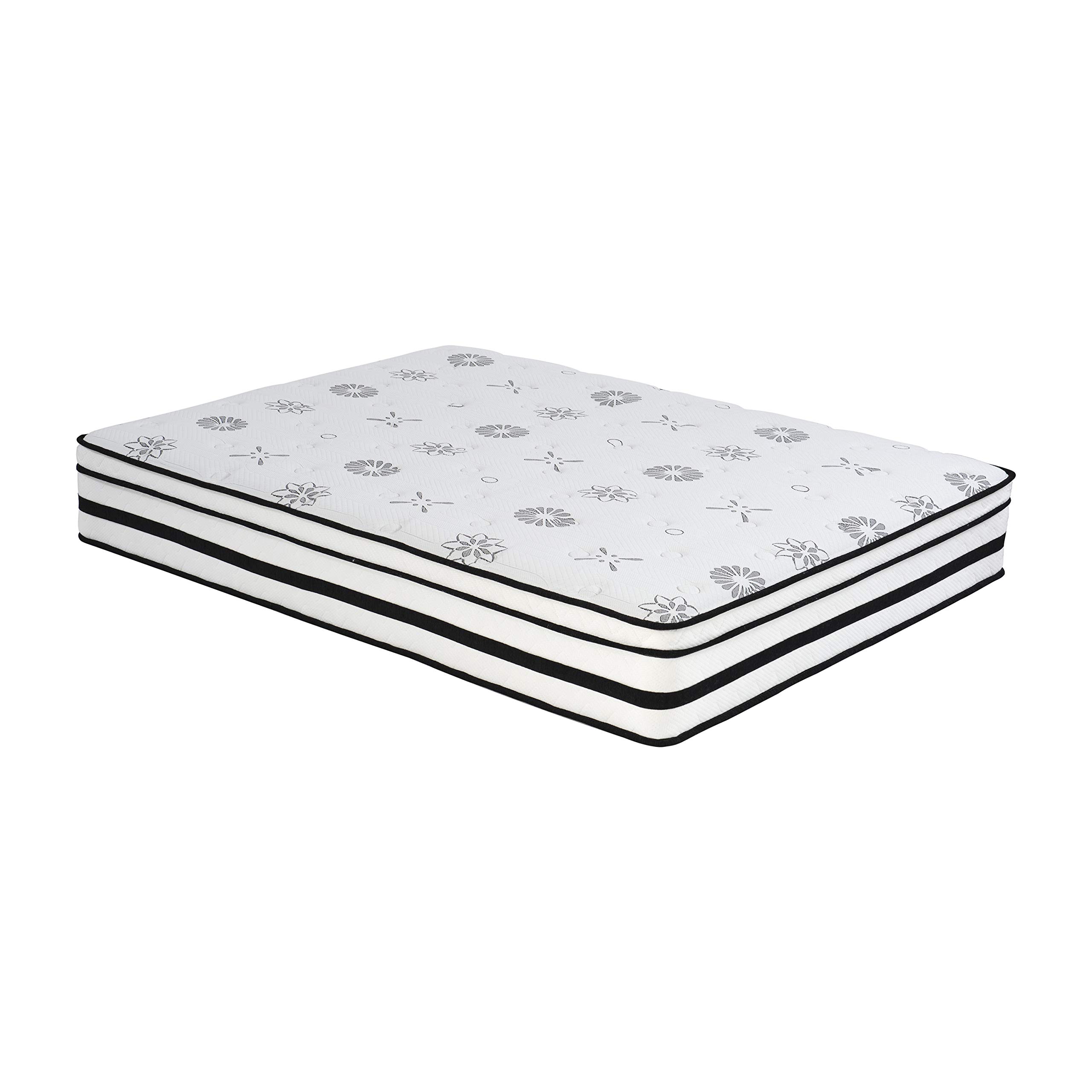 Lexicon Warnell 12-Inch Hybrid Mattress, Queen, White - Image 3